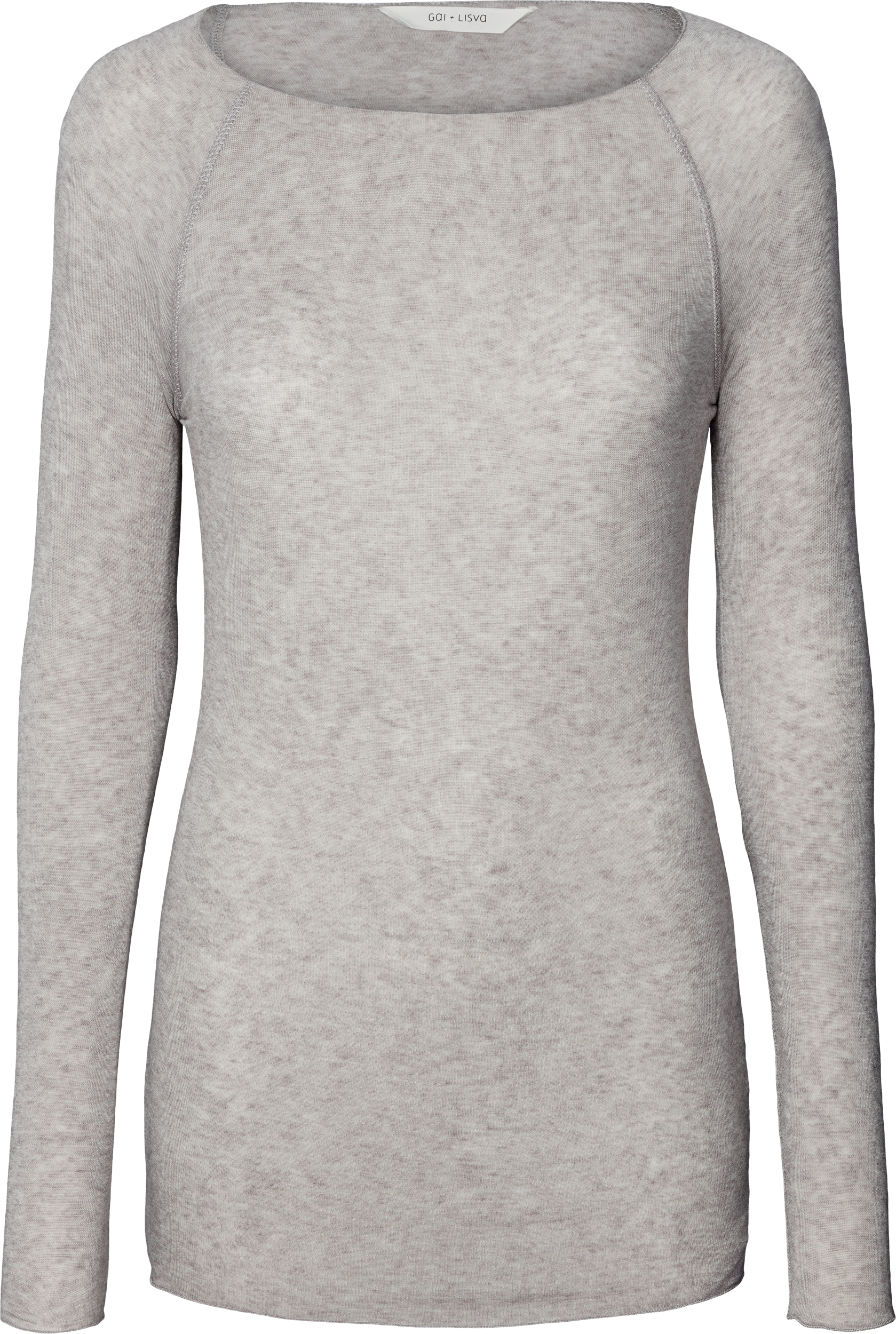 GAI+LISVA Amalie Wool Top Top 601 Light Grey Melange