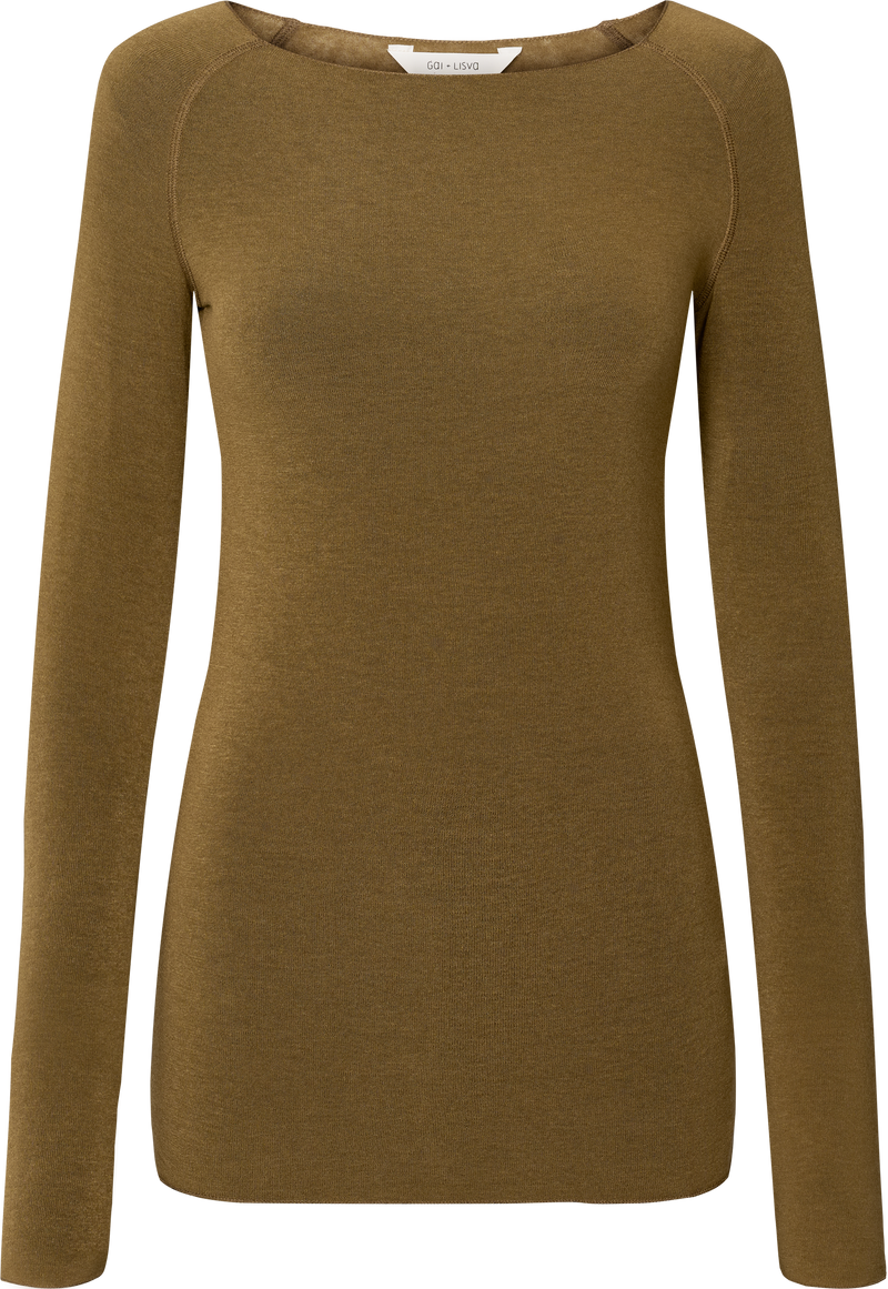 GAI+LISVA Amalie Wool Top Top 861 Kangaroo