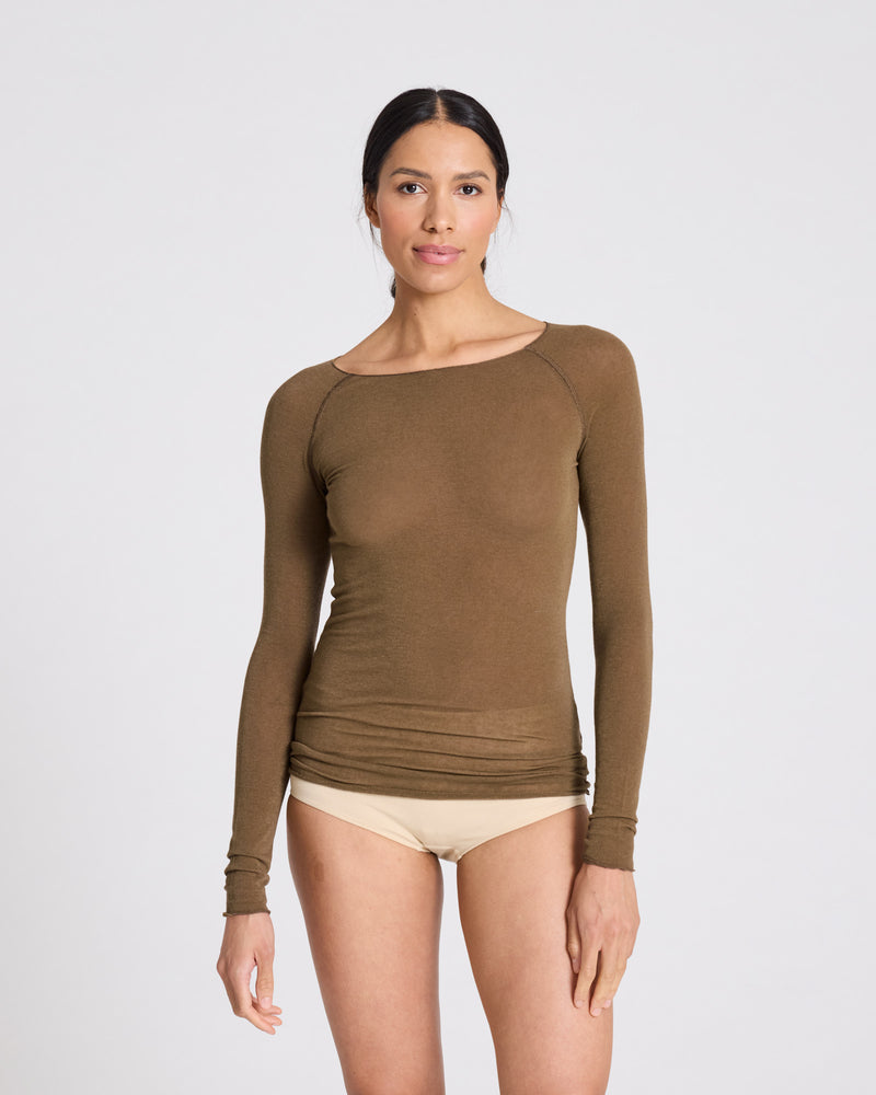 GAI+LISVA Amalie Wool Top Top 861 Kangaroo