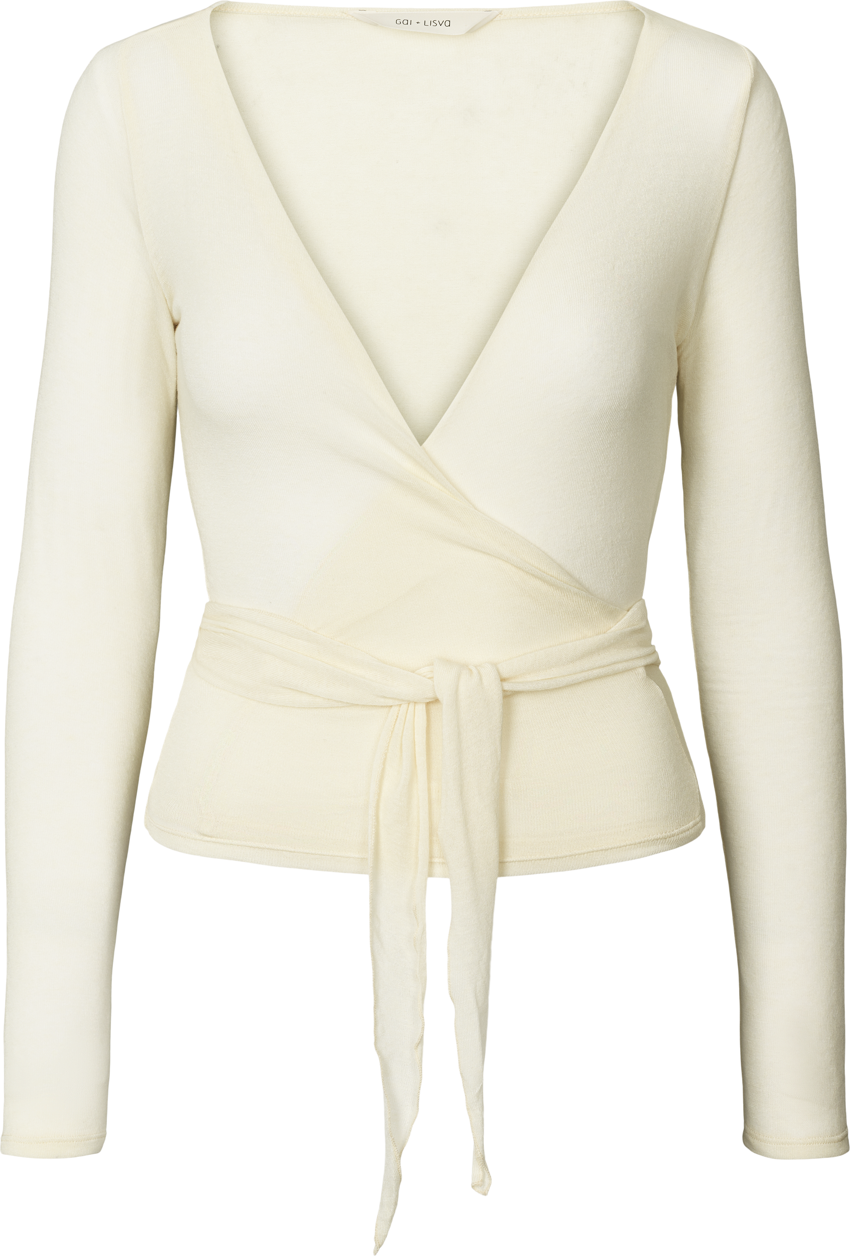 GAI+LISVA Anne Wool Wrap Top Top 150 Off White