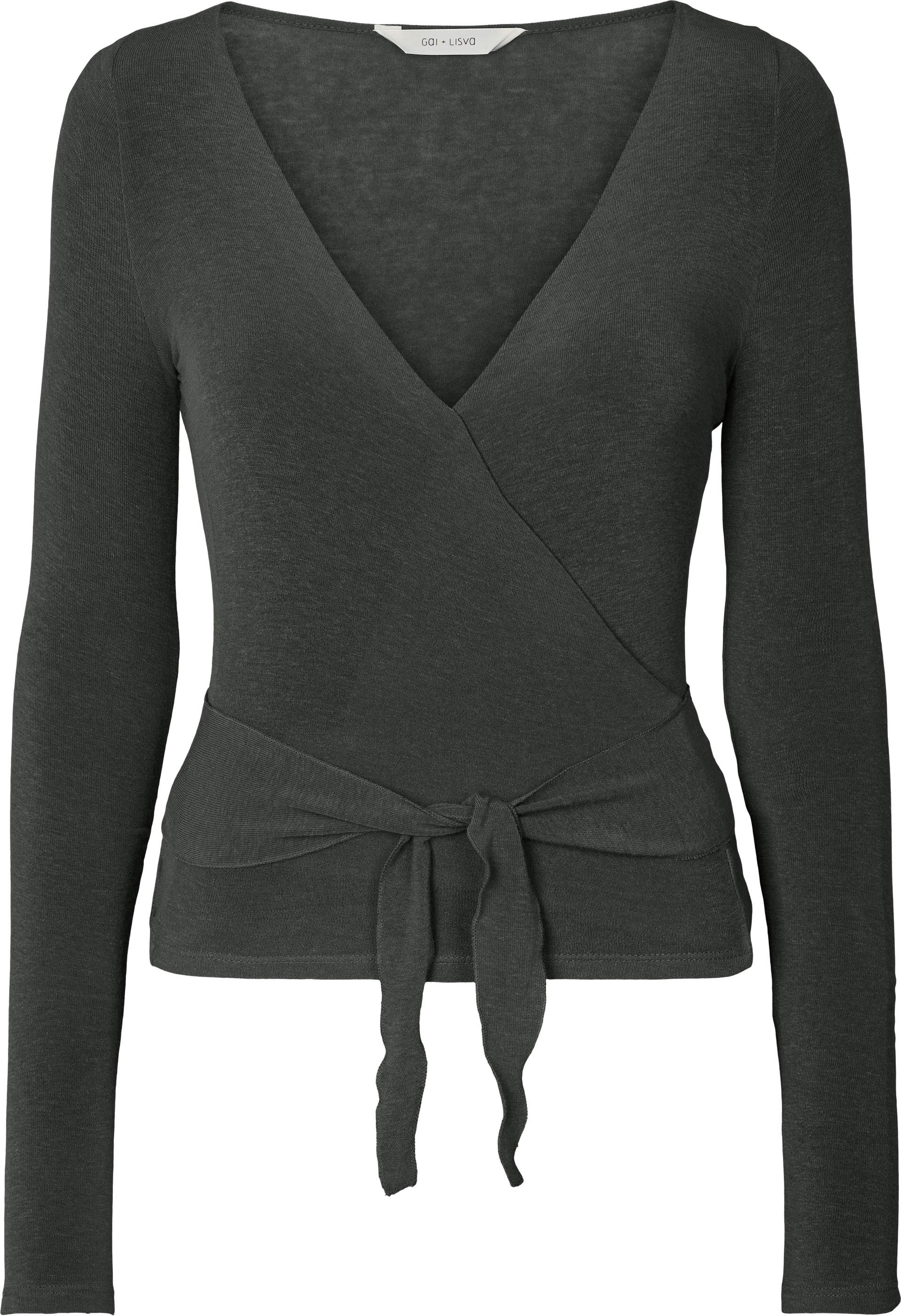 GAI+LISVA Anne Wool Wrap Top Top 191 Beluga