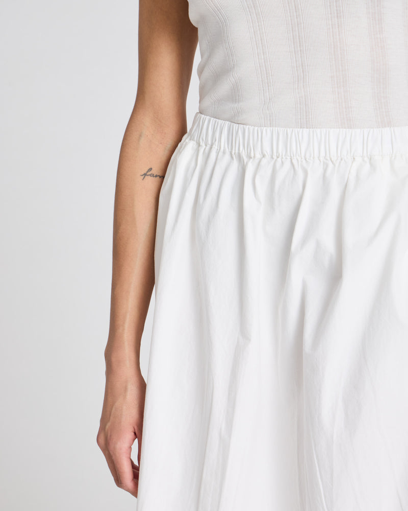 GAI+LISVA Astrid Long Skirt Poplin Dresses & Skirts 124 Whisper White