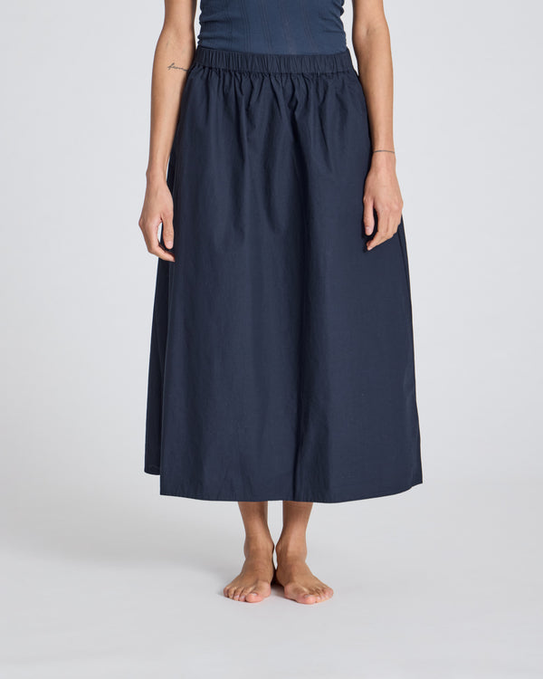 GAI+LISVA Astrid Long Skirt Poplin Dresses & Skirts 181 Midnight Blue