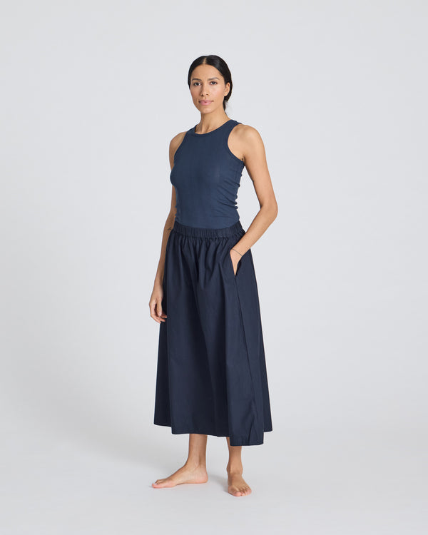 GAI+LISVA Astrid Long Skirt Poplin Dresses & Skirts 181 Midnight Blue