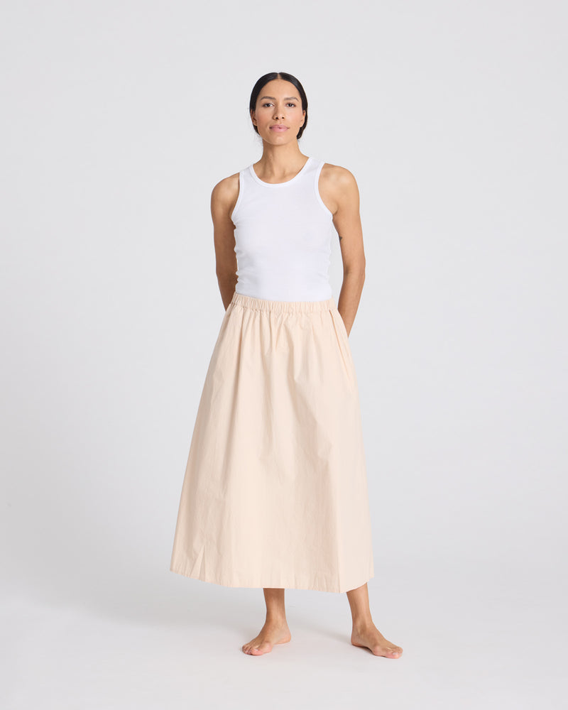 GAI+LISVA Astrid Long Skirt Poplin Dresses & Skirts 195 Smoke Gray