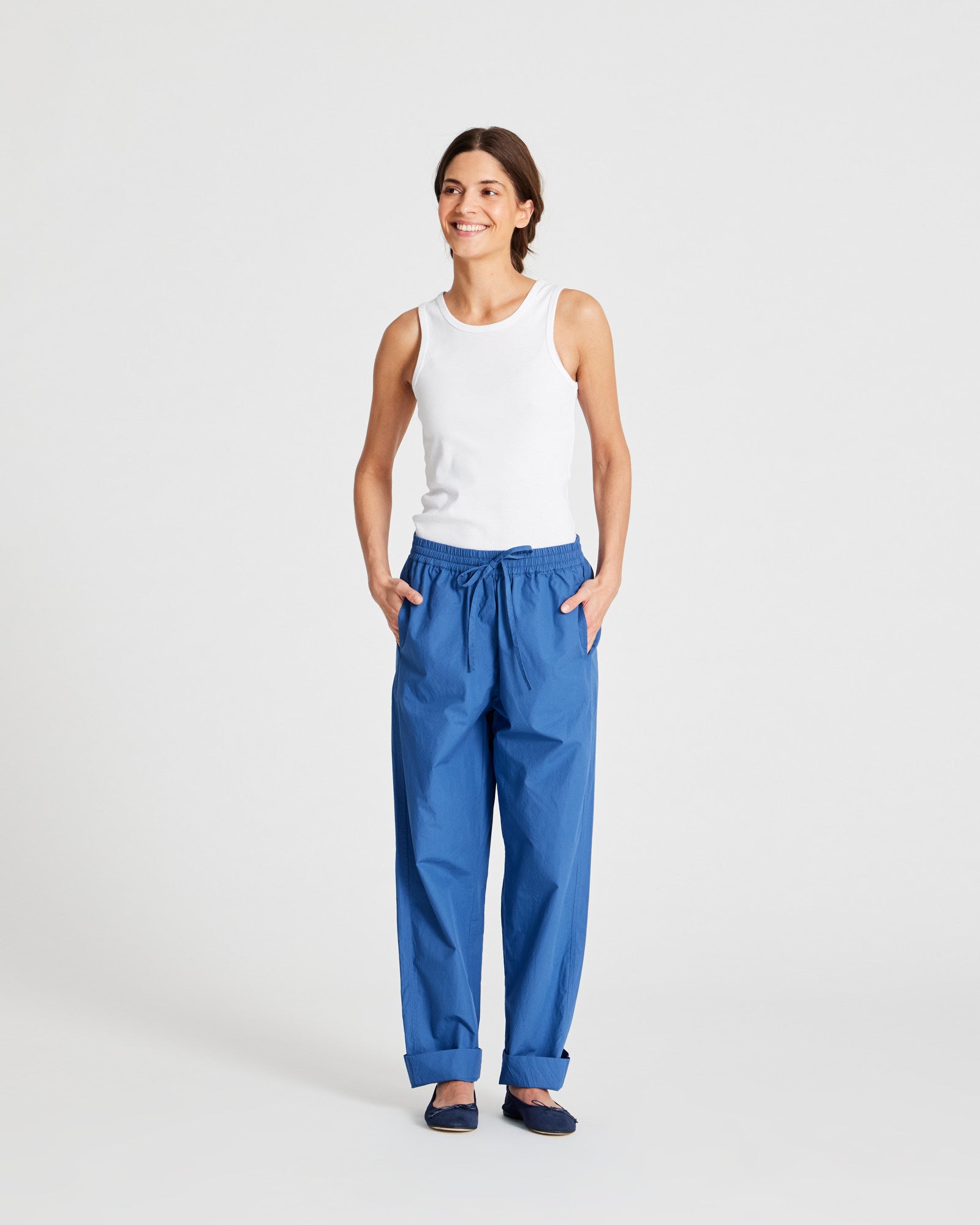GAI+LISVA Astrid Pant Poplin Pants & Shorts 514 Clear Blue