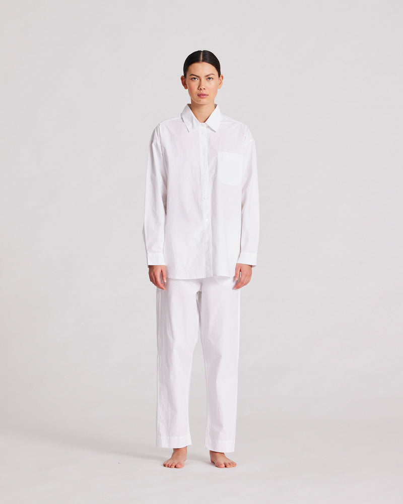 GAI+LISVA Astrid Shirt Poplin Gots 243975 Shirt 100 White