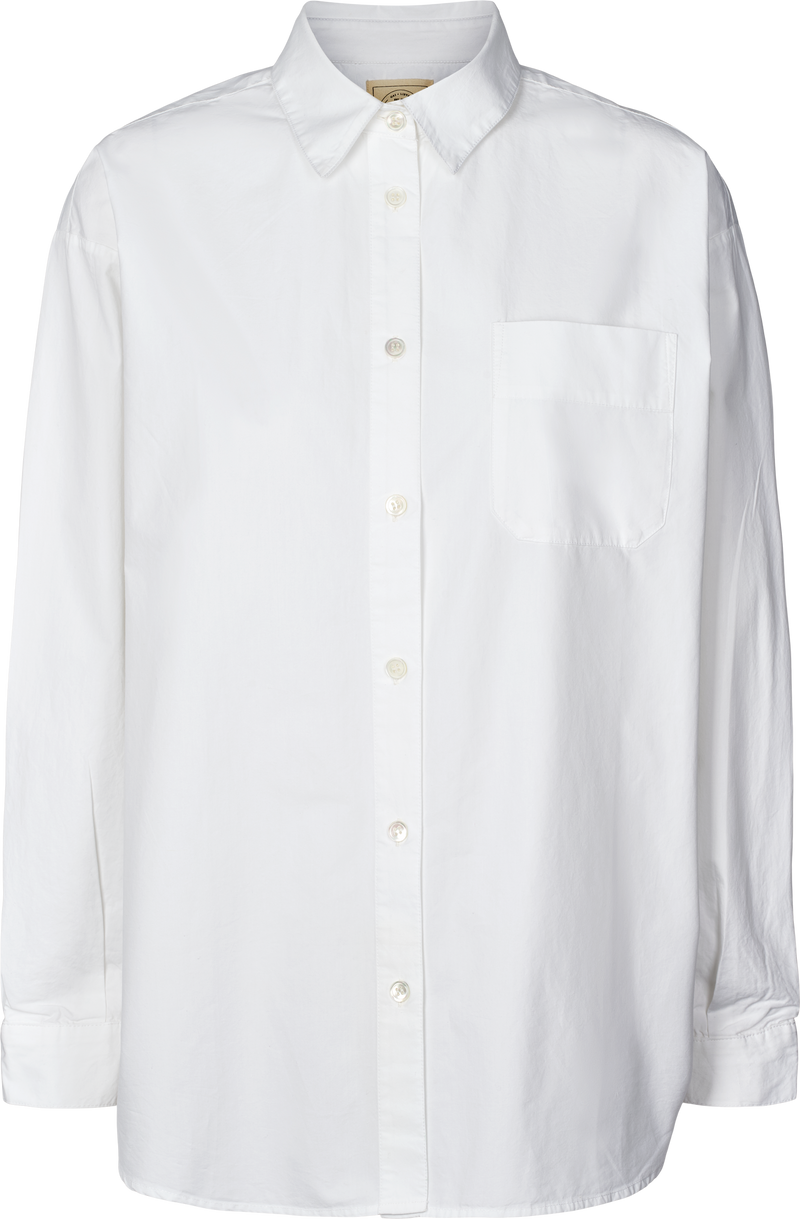 GAI+LISVA Astrid Shirt Poplin Gots 243975 Shirt 100 White