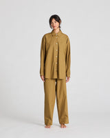 GAI+LISVA Astrid Shirt Poplin Gots 243975 Shirt 513 Dried Tobacco