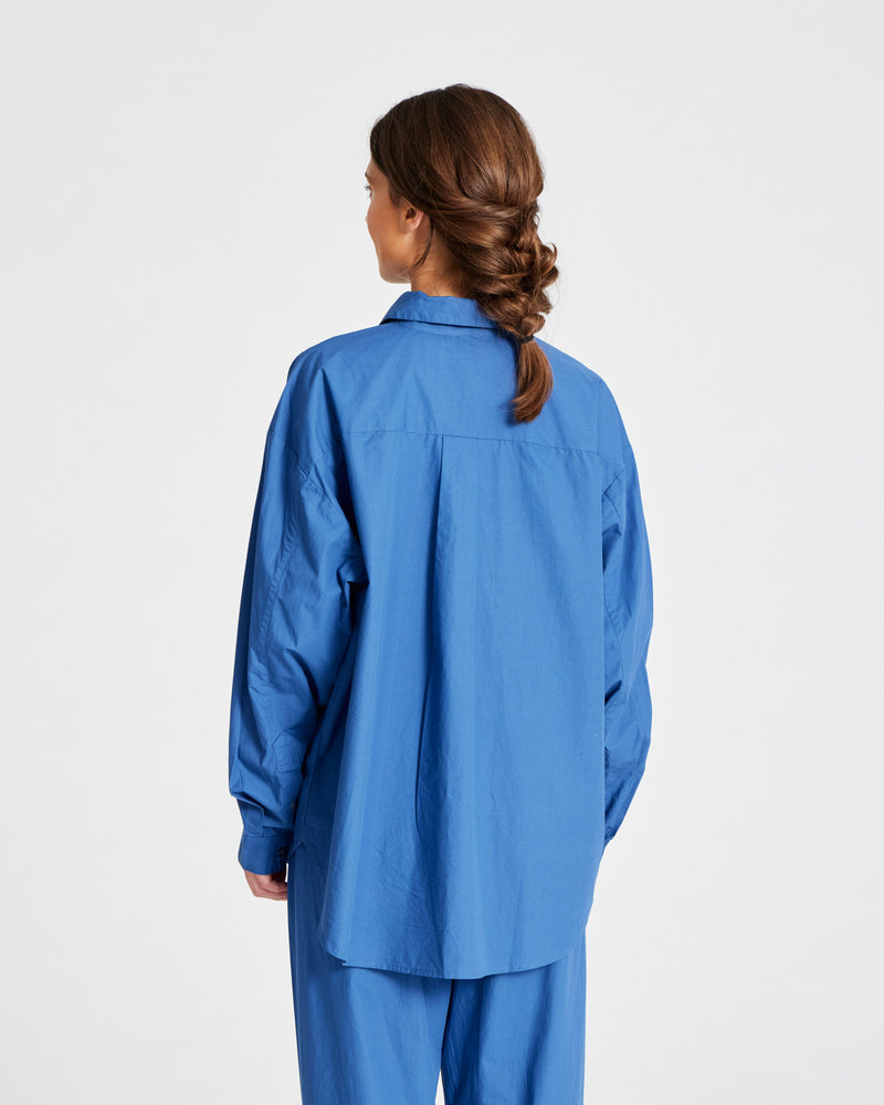 GAI+LISVA Astrid Shirt Poplin Gots 243975 Shirt 514 Clear Blue