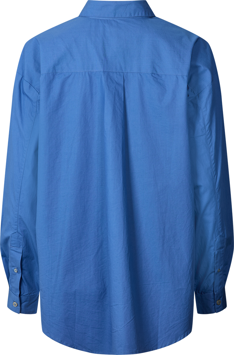 GAI+LISVA Astrid Shirt Poplin Gots 243975 Shirt 514 Clear Blue