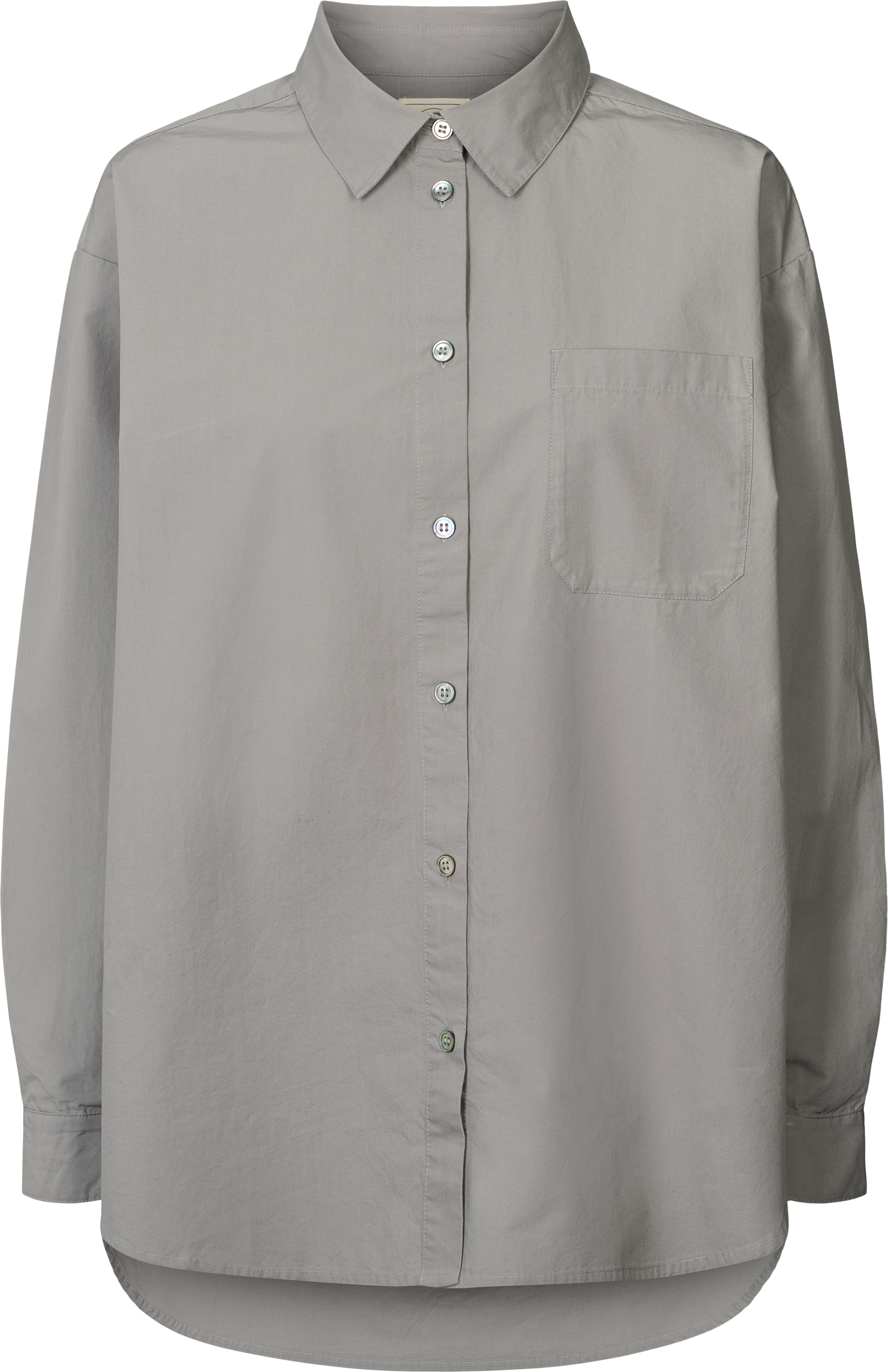 GAI+LISVA Astrid Shirt Poplin Gots 243975 Shirts & Blouses 701 Monument