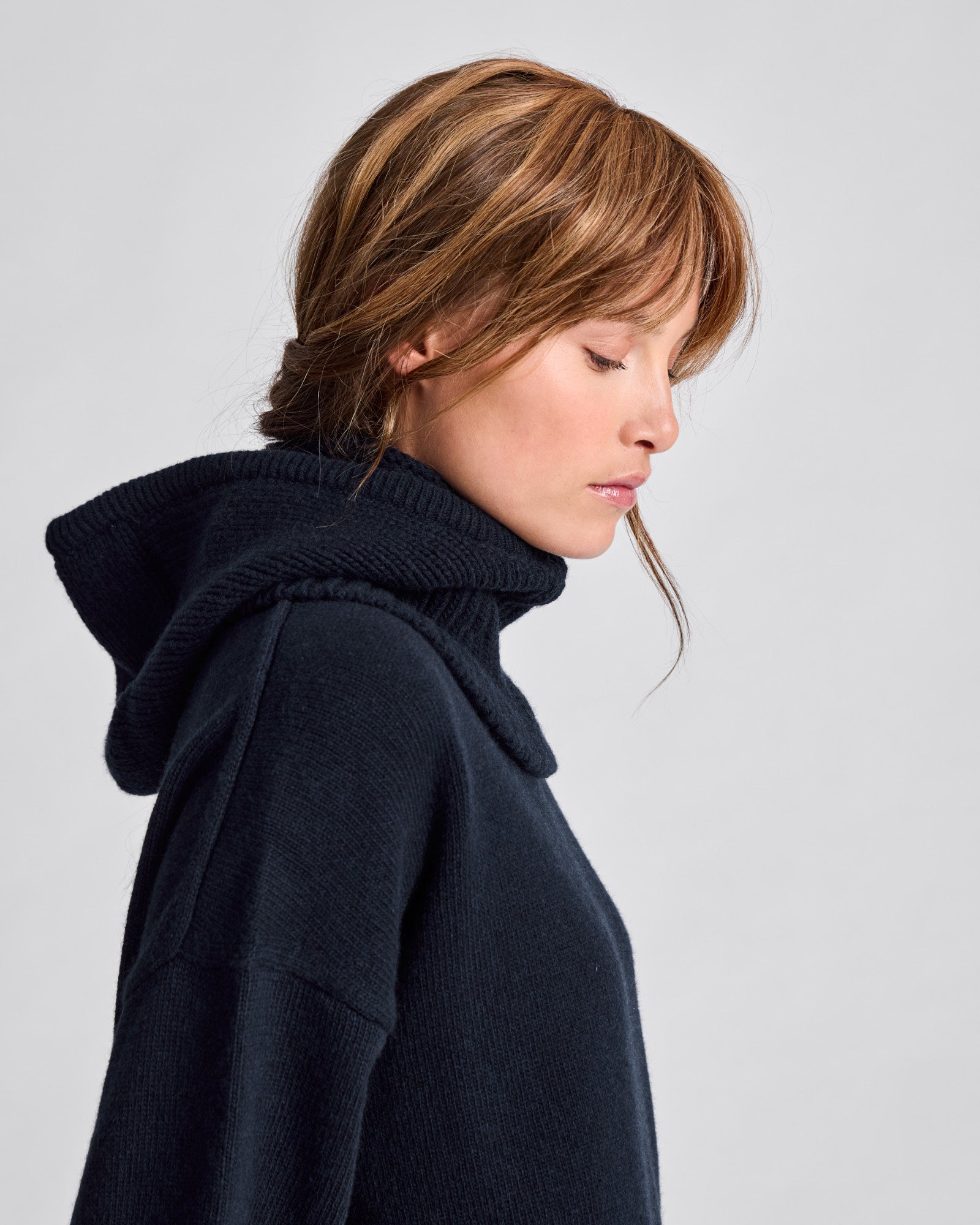 GAI+LISVA Balaclava Lambswool Lambswool l Knitwear 181 Midnight Blue