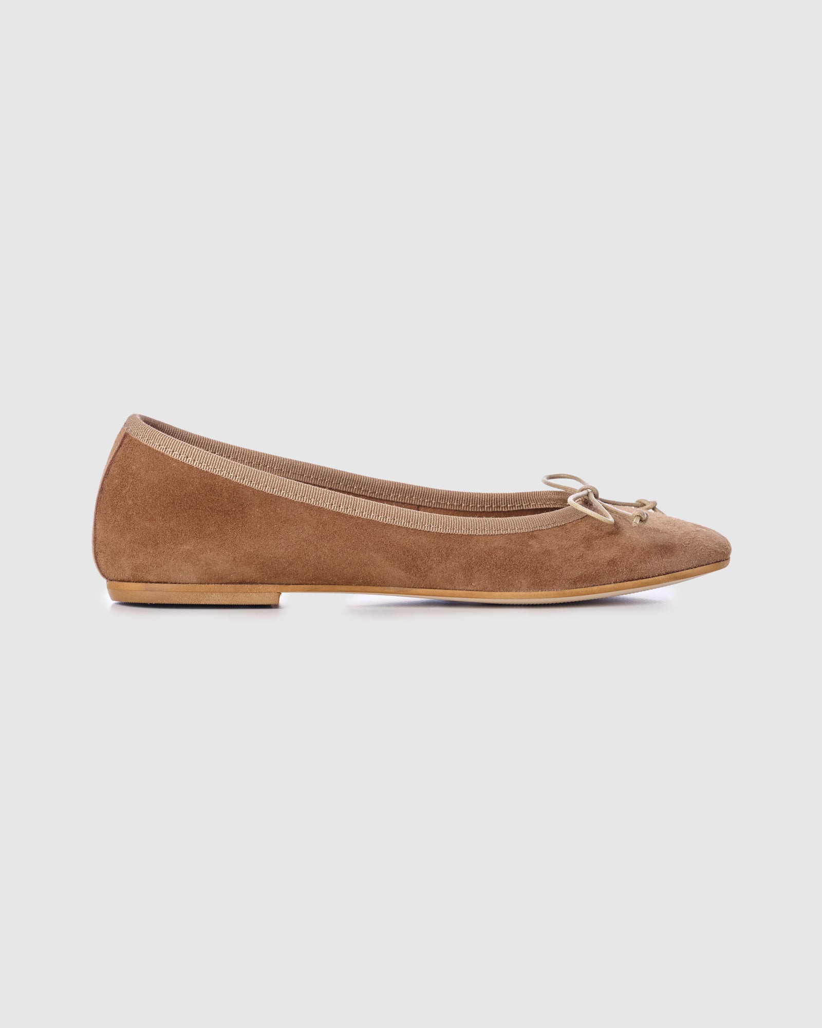 GAI+LISVA Ballerina Accessories Nubuck Cognac