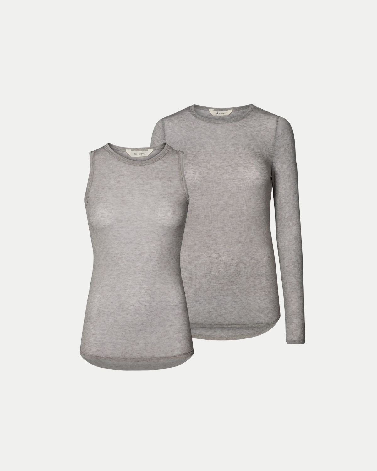 FOREVER BASIC PACK - THYRA & ALBERTE WOOL - LIGHT GREY MELANGE