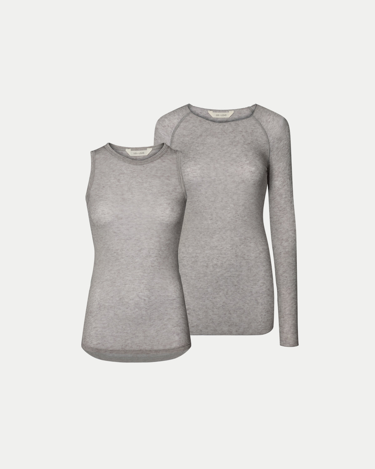FOREVER BASIC PACK - AMALIE & ALBERTE WOOL - LIGHT GREY MELANGE