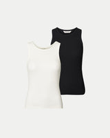 FOREVER BASIC PACK - MILLE COTTON TOP - WHITE & BLACK