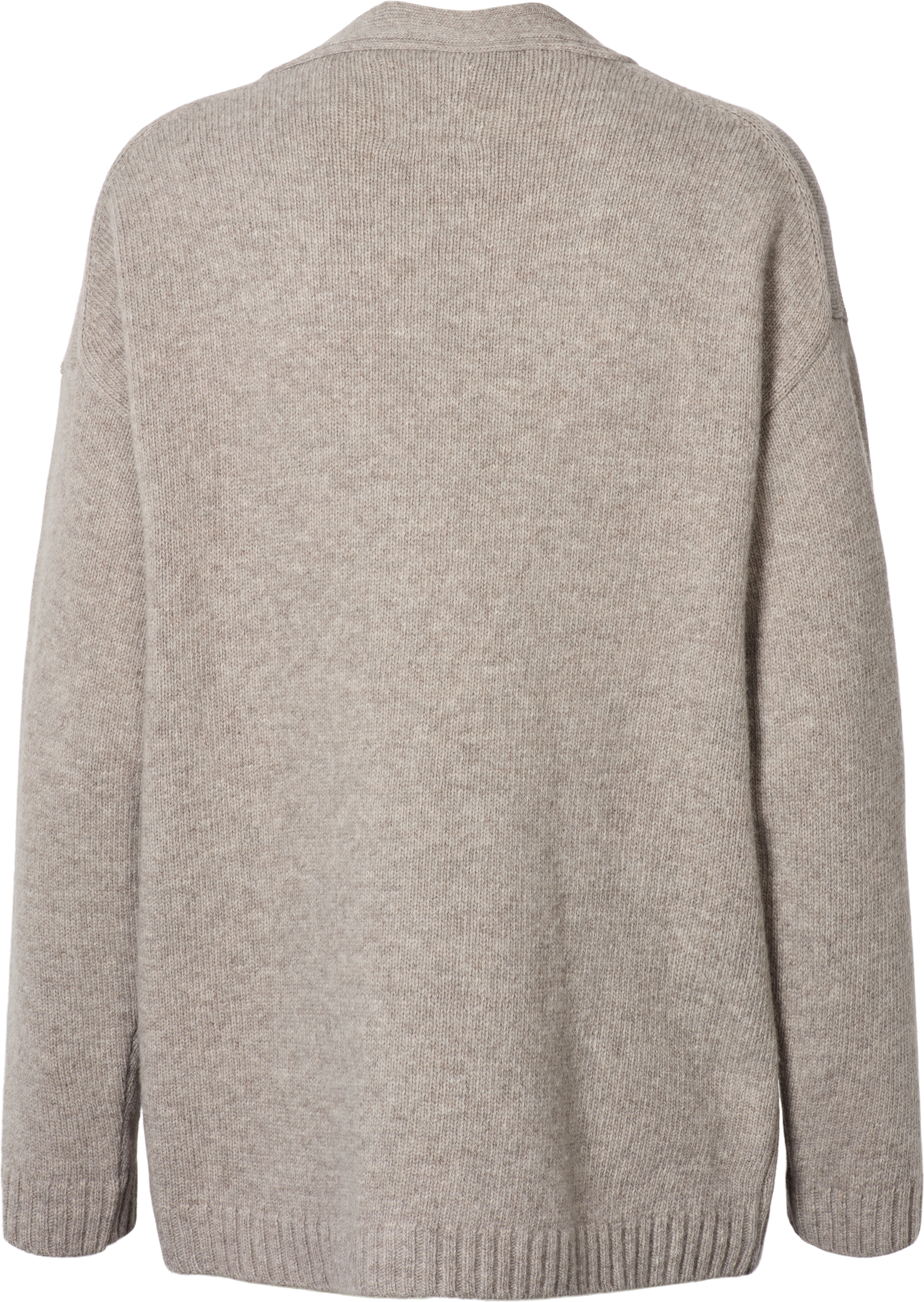 GAI+LISVA Edith Lambswool Cardigan GOTS 243975 Knit 173 Stone Grey