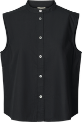GAI+LISVA Elisa Top Poplin Gots 243975 Shirt 650 Black