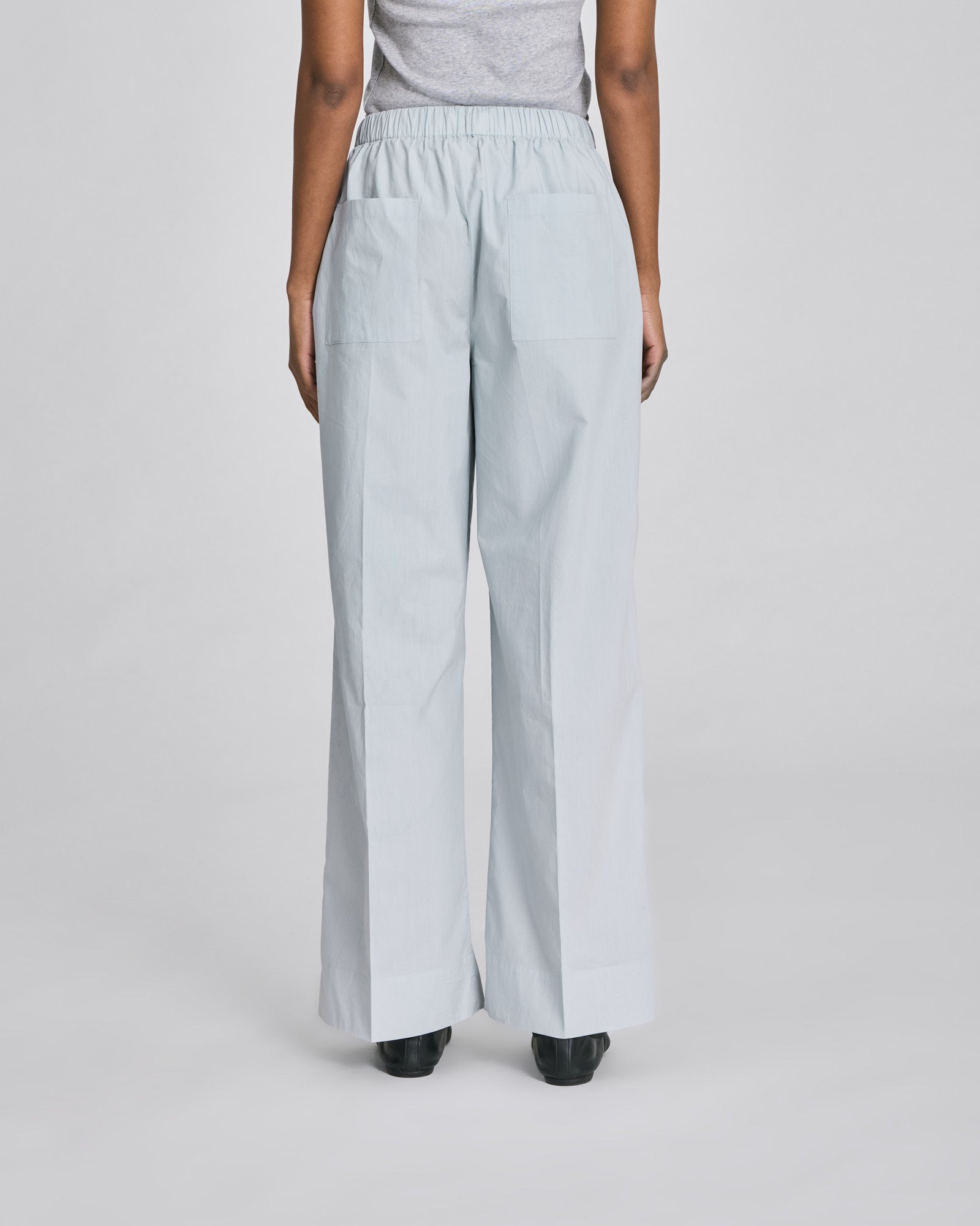 GAI+LISVA Ellen Light Poplin Pant GOTS Trousers & Shorts 711 Aqua