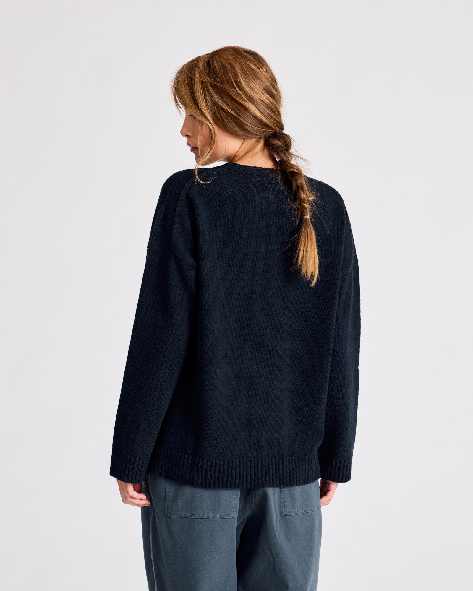 GAI+LISVA Emely Lambswool Knit GOTS Knitwear 181 Midnight Blue