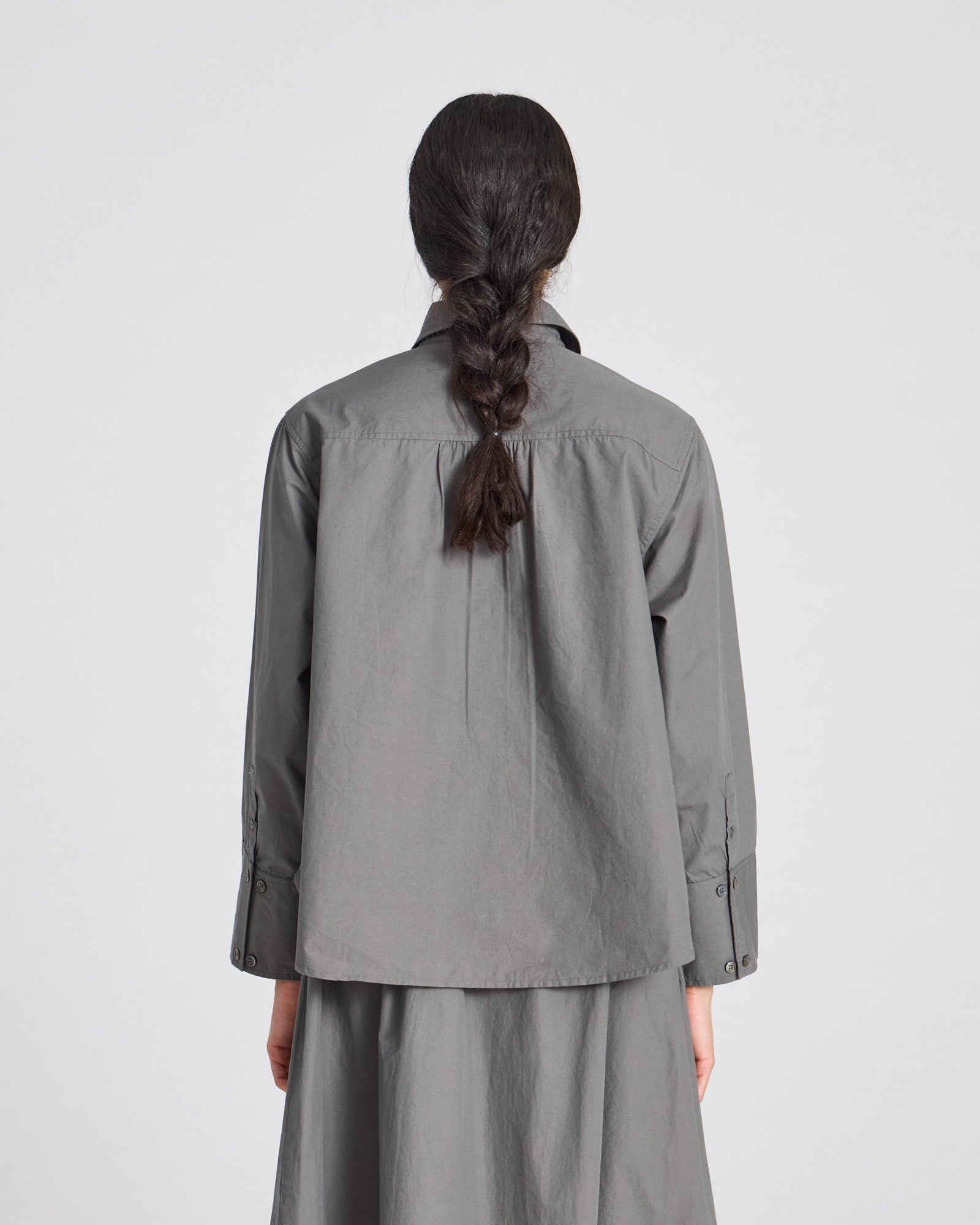 GAI+LISVA Flora Shirt Poplin Gots 243975 Shirt 193 Metal Grey