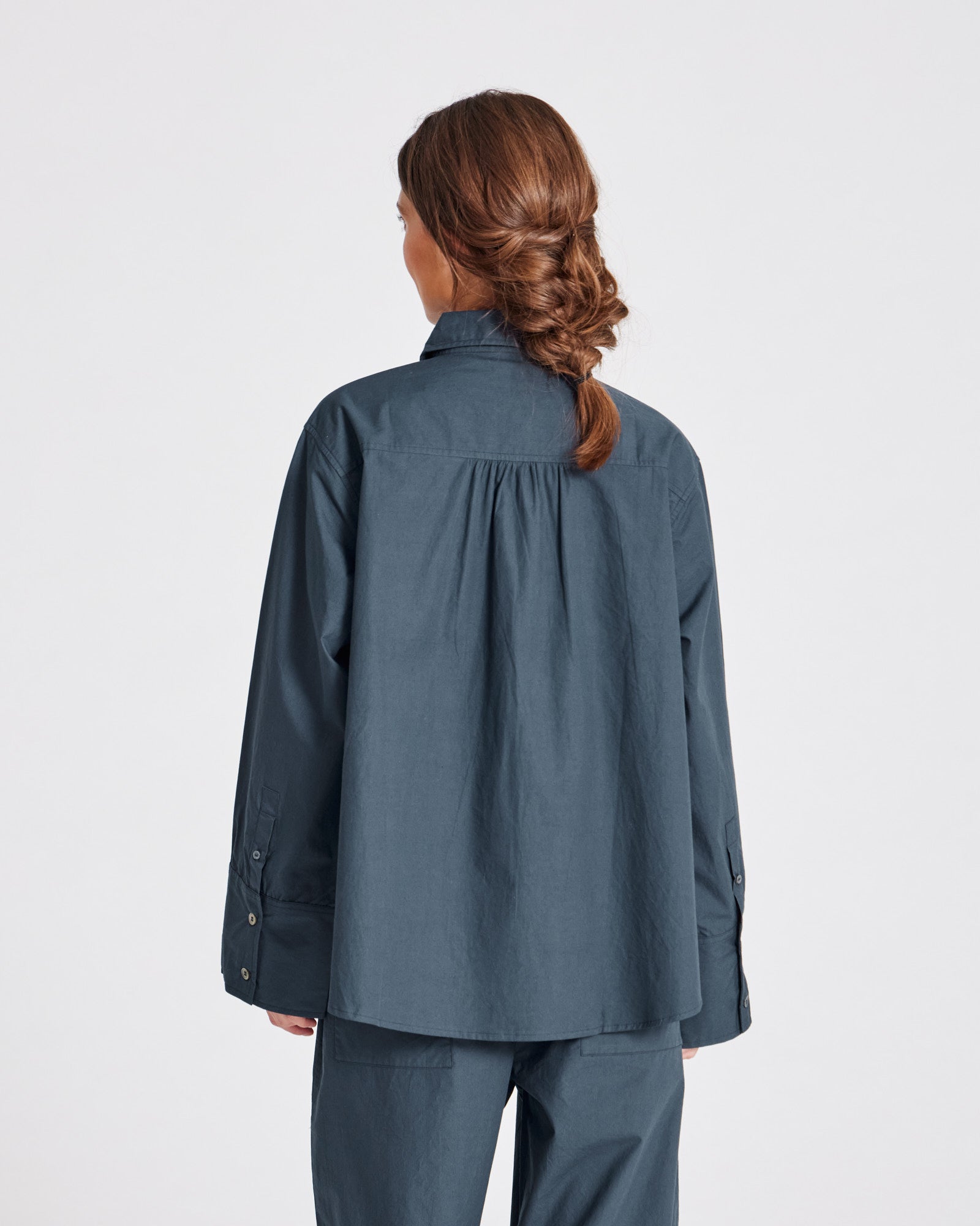 GAI+LISVA Flora Shirt Poplin Gots 243975 Shirt 472 Denim Blue
