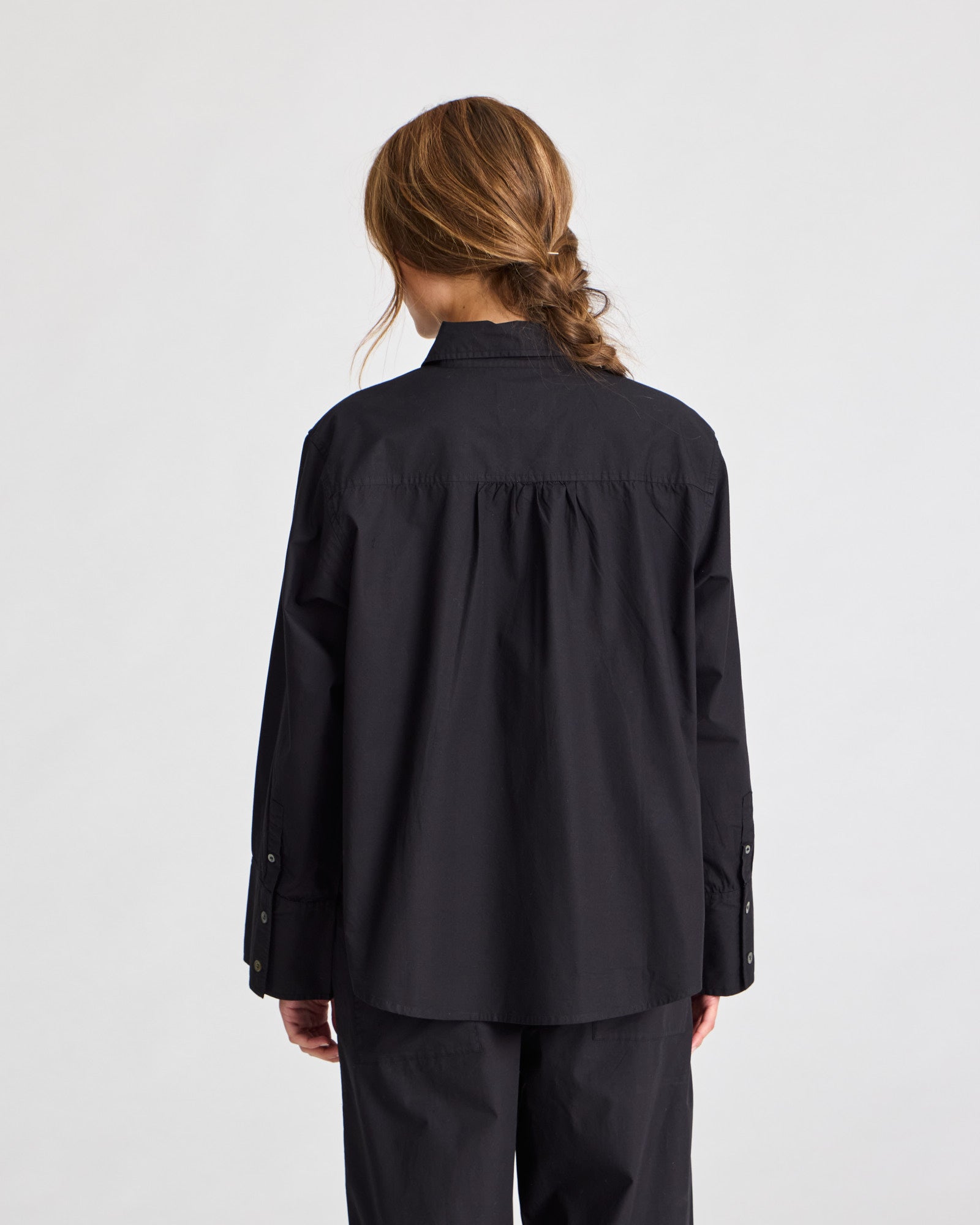 GAI+LISVA Flora Shirt Poplin Gots 243975 Shirt 650 Black