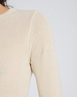 GAI+LISVA Freja L/S Knit GOTS 243975 Knit 151 Ecru