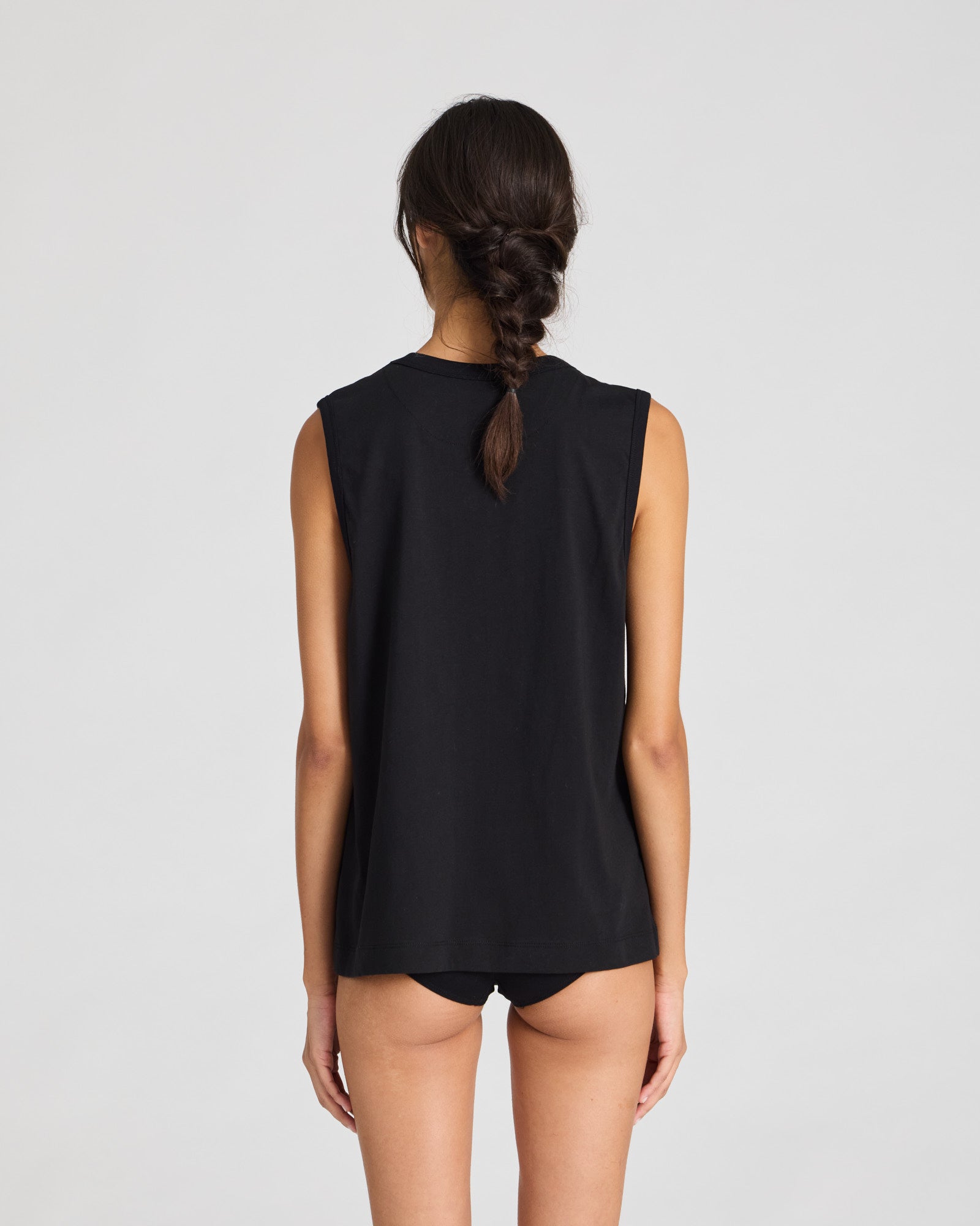 GAI+LISVA Genny S´less Cotton Single Jersey Top GOTS Top 650 Black