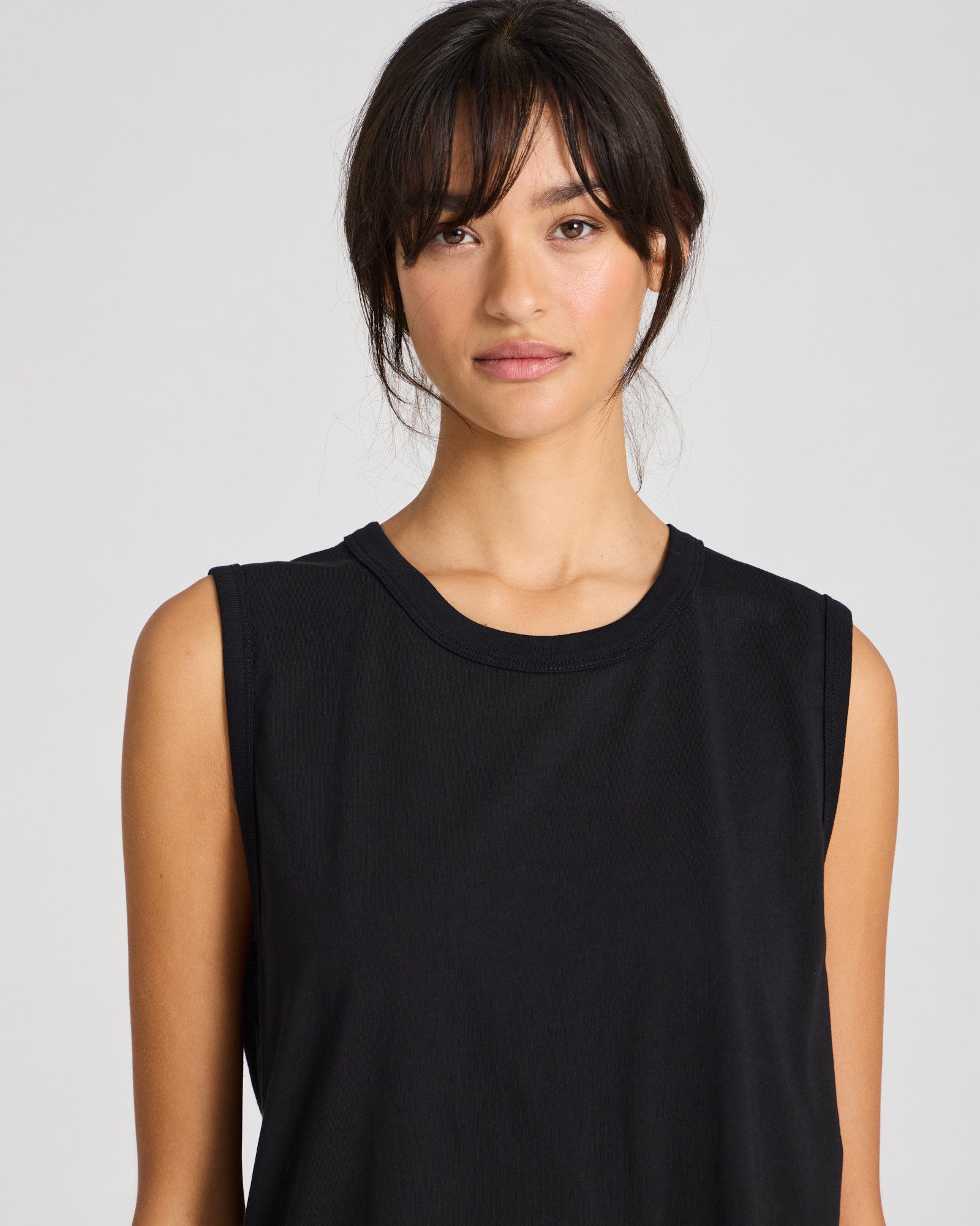 GAI+LISVA Genny S´less Cotton Single Jersey Top GOTS Top 650 Black