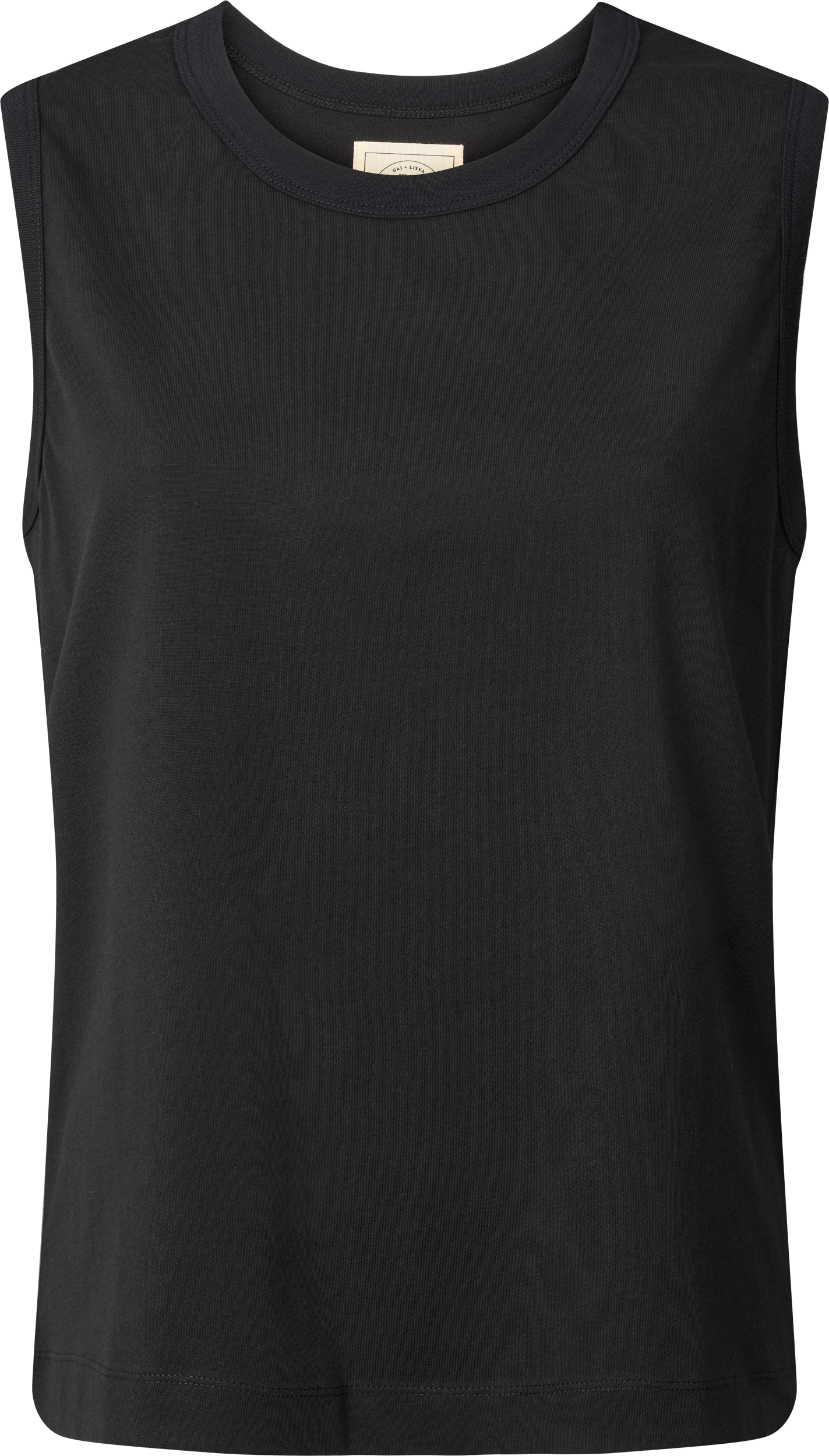 GAI+LISVA Genny S´less Cotton Single Jersey Top GOTS Top 650 Black