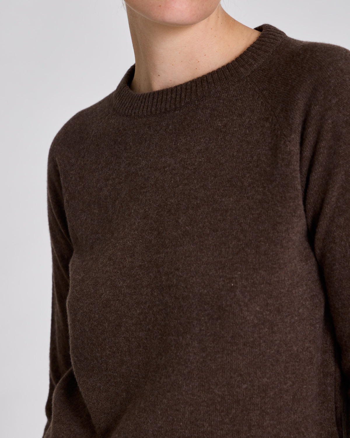 GAI+LISVA Gertrud L/S Pullover Lambswool Knit Lambswool l Knitwear 676 Major Brown