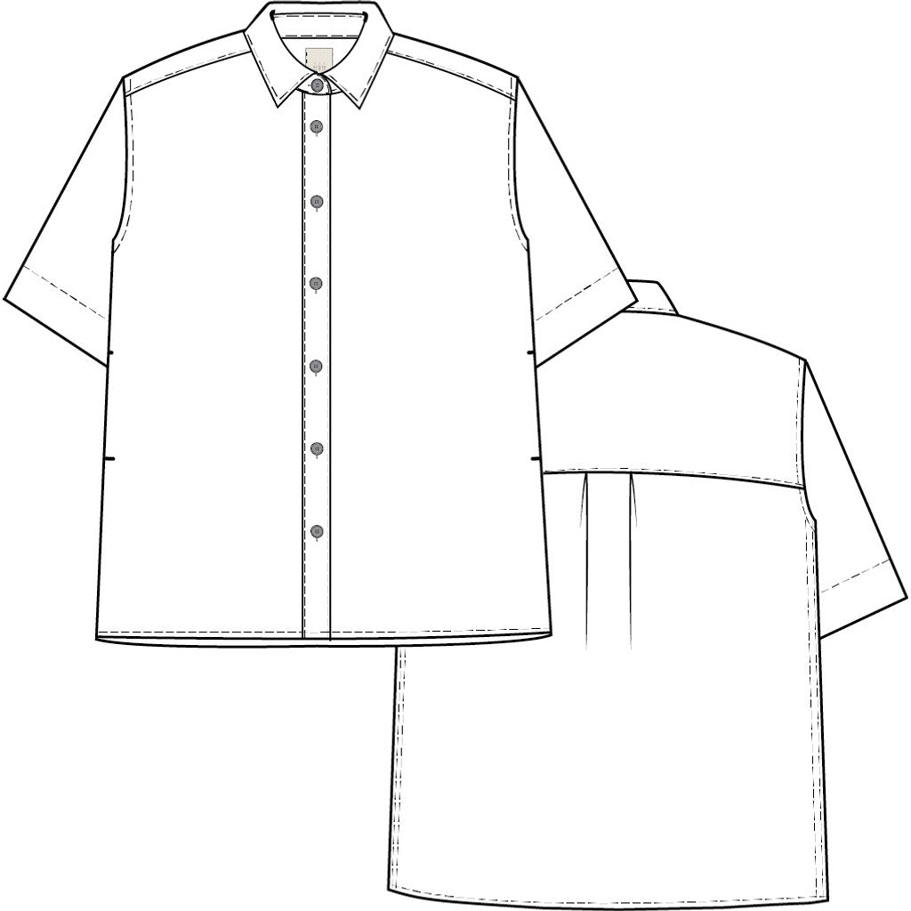 GAI+LISVA Johanne S/S Poplin Shirt GOTS Shirts & Blouses 100 White