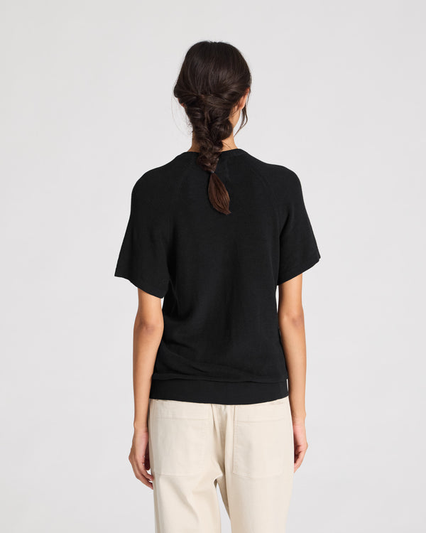 GAI+LISVA Karen Knit Tee GOTS 243975 Knit 650 Black