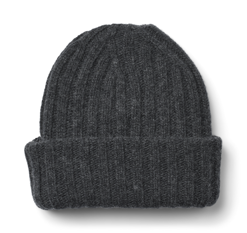 GAI+LISVA Kari Lambswool Beanie Knit 605 Dark Grey