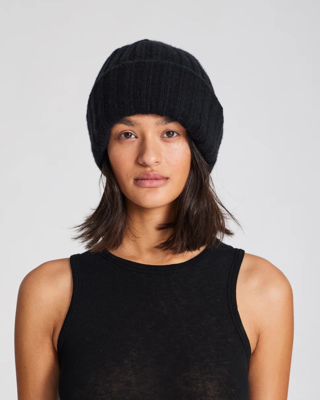 GAI+LISVA Kari Lambswool Beanie Knit 650 Black