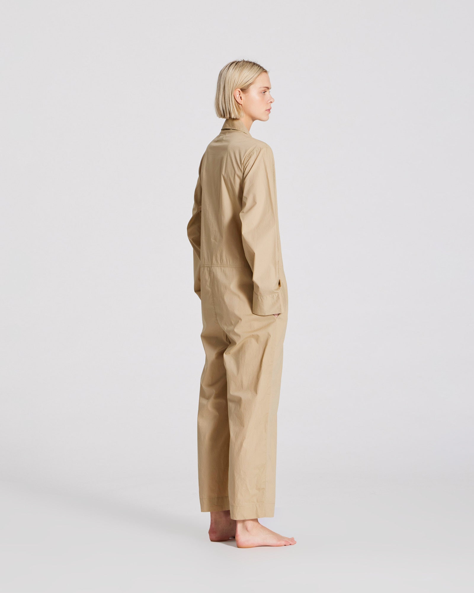 GAI+LISVA Lotus Jumpsuit Cotton Poplin Trousers & Shorts 735 Chinchilla