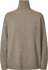 GAI+LISVA Mandie Lambswool Jumper GOTS 243975 Knit 173 Stone Grey