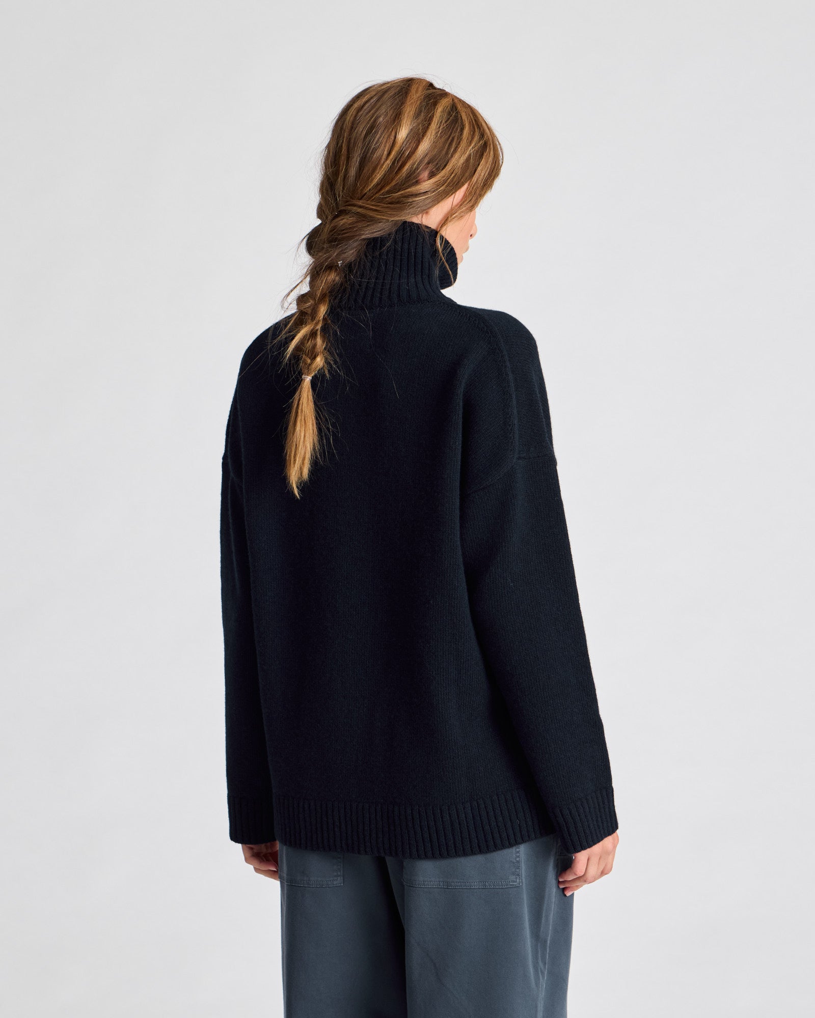 GAI+LISVA Mandie Lambswool Jumper GOTS 243975 Knit 181 Midnight Blue