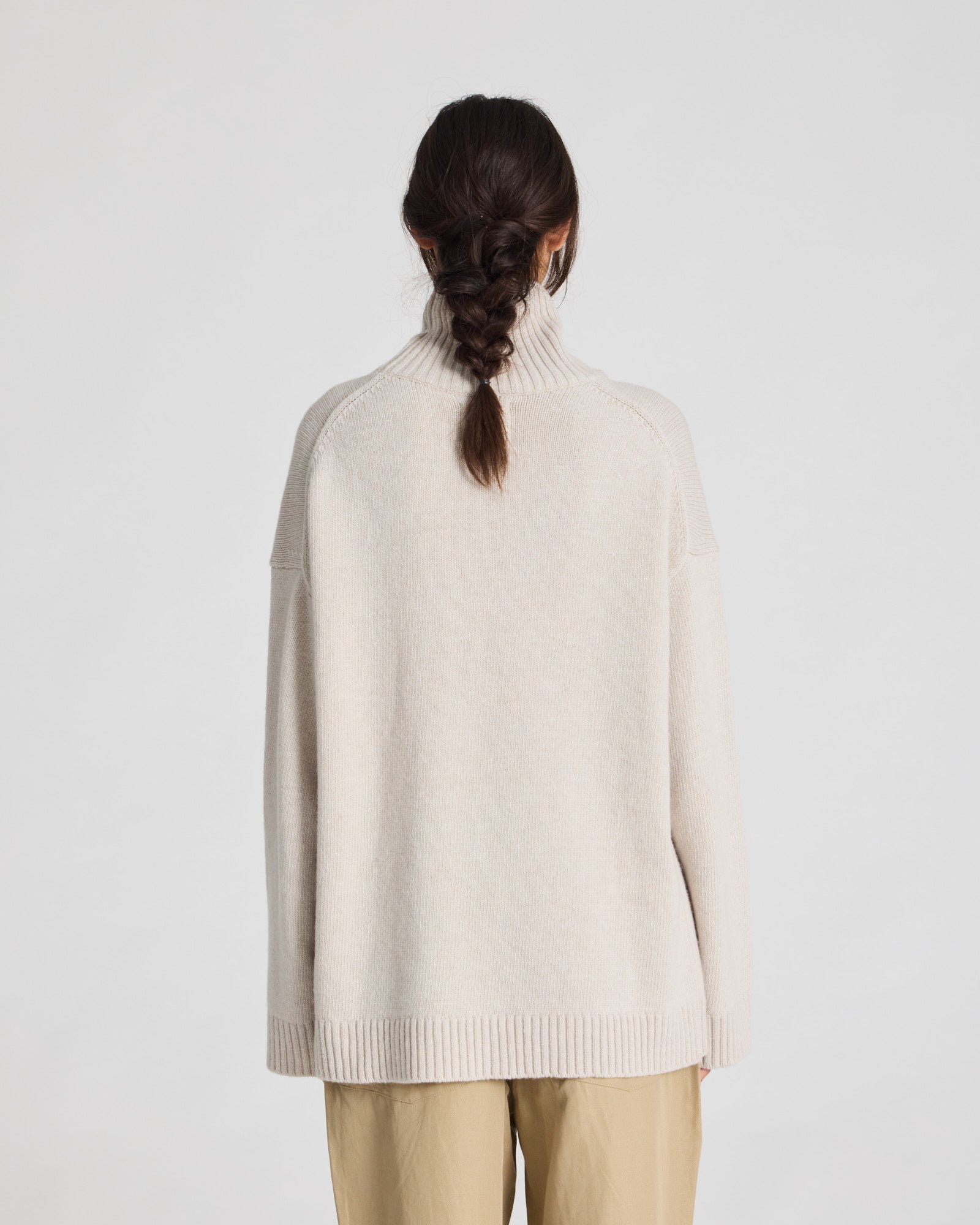 GAI+LISVA Mandie Lambswool Jumper GOTS 243975 Knit 826 Island Fossil