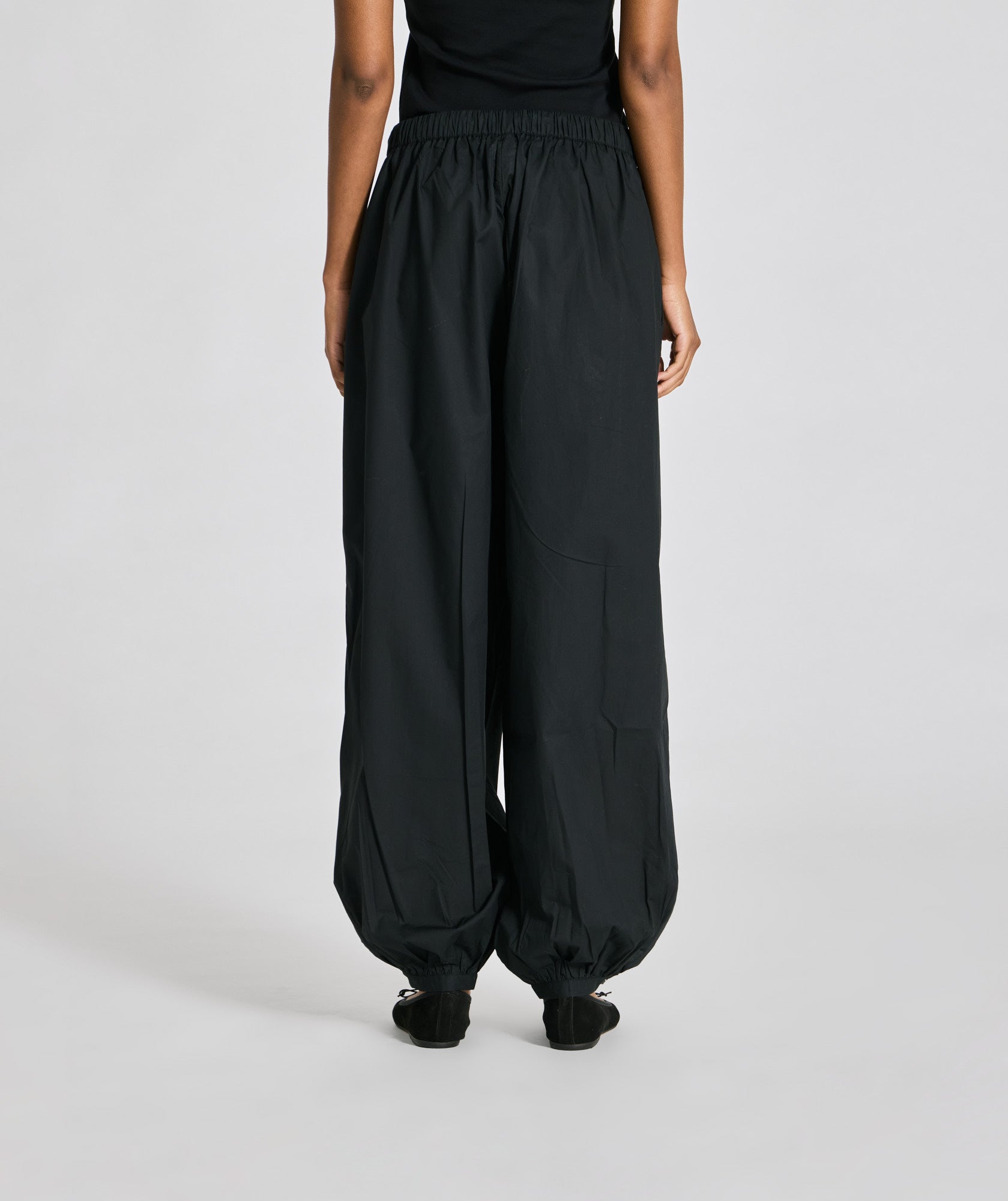GAI+LISVA Maria Cotton Poplin Pants Trousers & Shorts 650 Black