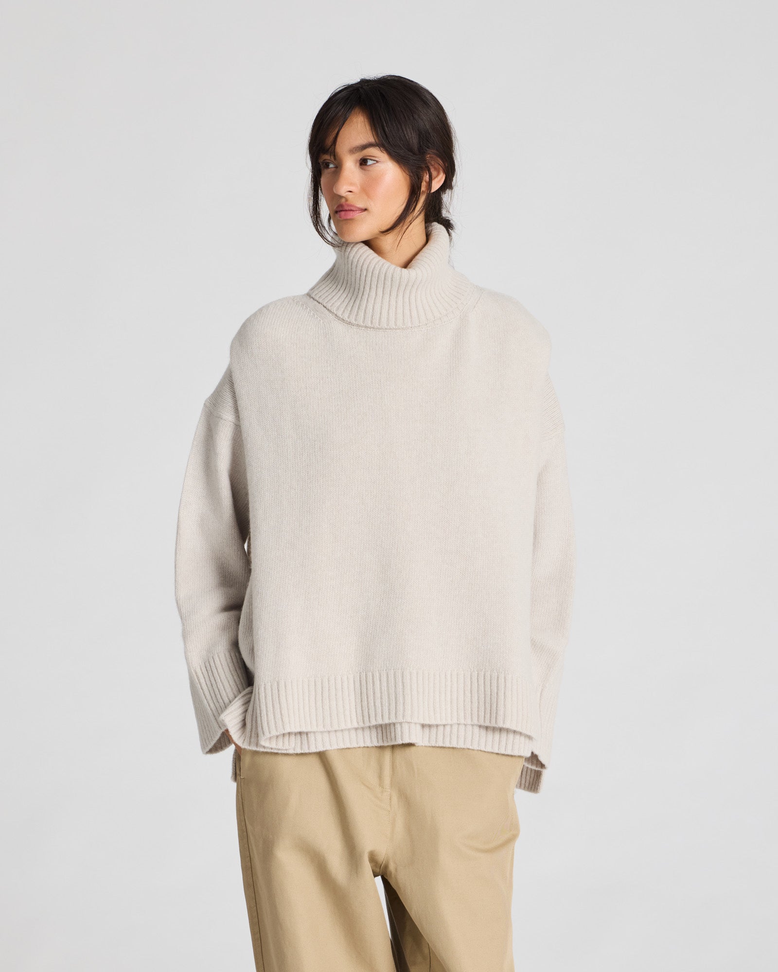 GAI+LISVA Michelle Neck Piece Knit 826 Island Fossil