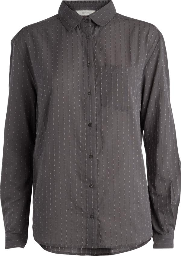 GAI+LISVA Nikita Dobby Shirt 672 Steel Grey
