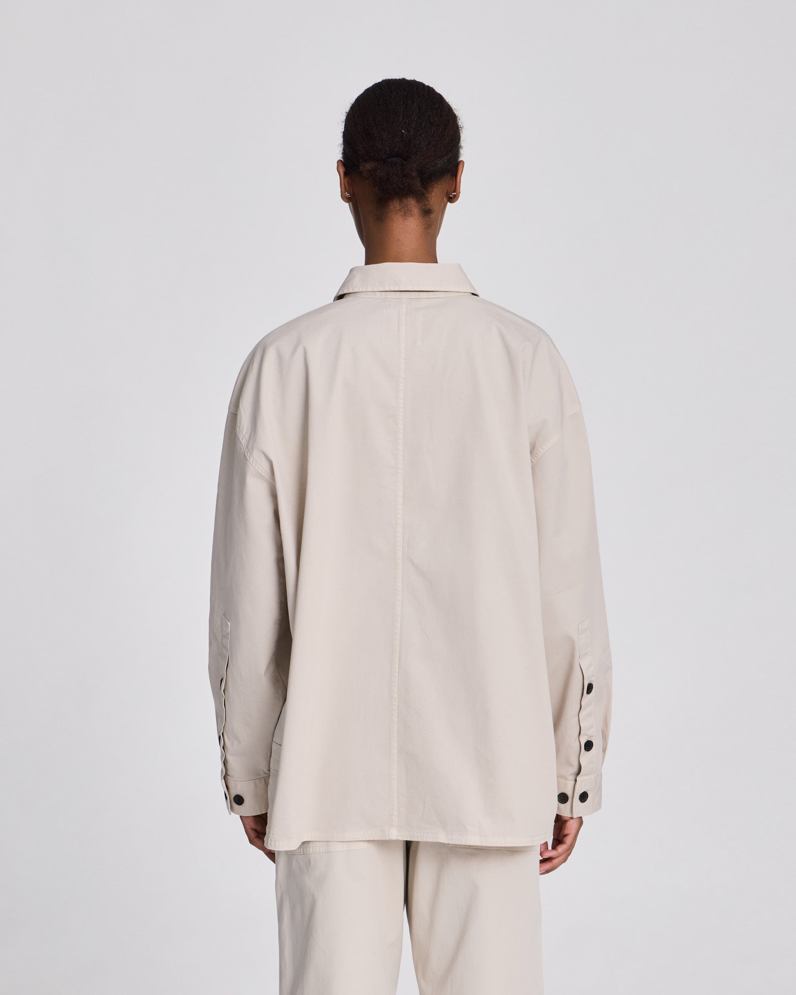 GAI+LISVA Pauline Stretched Twill Shirt Shirts & Blouses 139 Ancient Grey