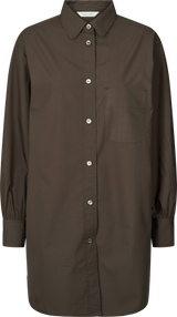 GAI+LISVA Rosa Shirt Cotton Poplin Shirt 681 Mulch