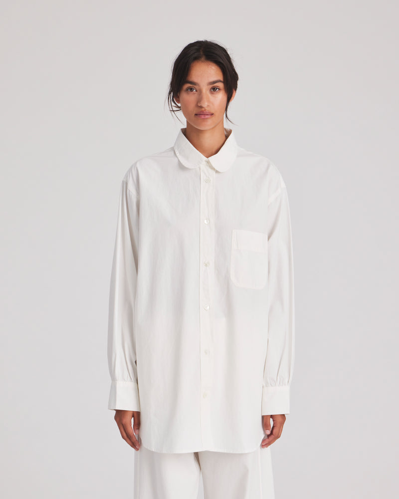 GAI+LISVA Rosa Shirt Poplin GOTS 243975 Shirt 124 Whisper White