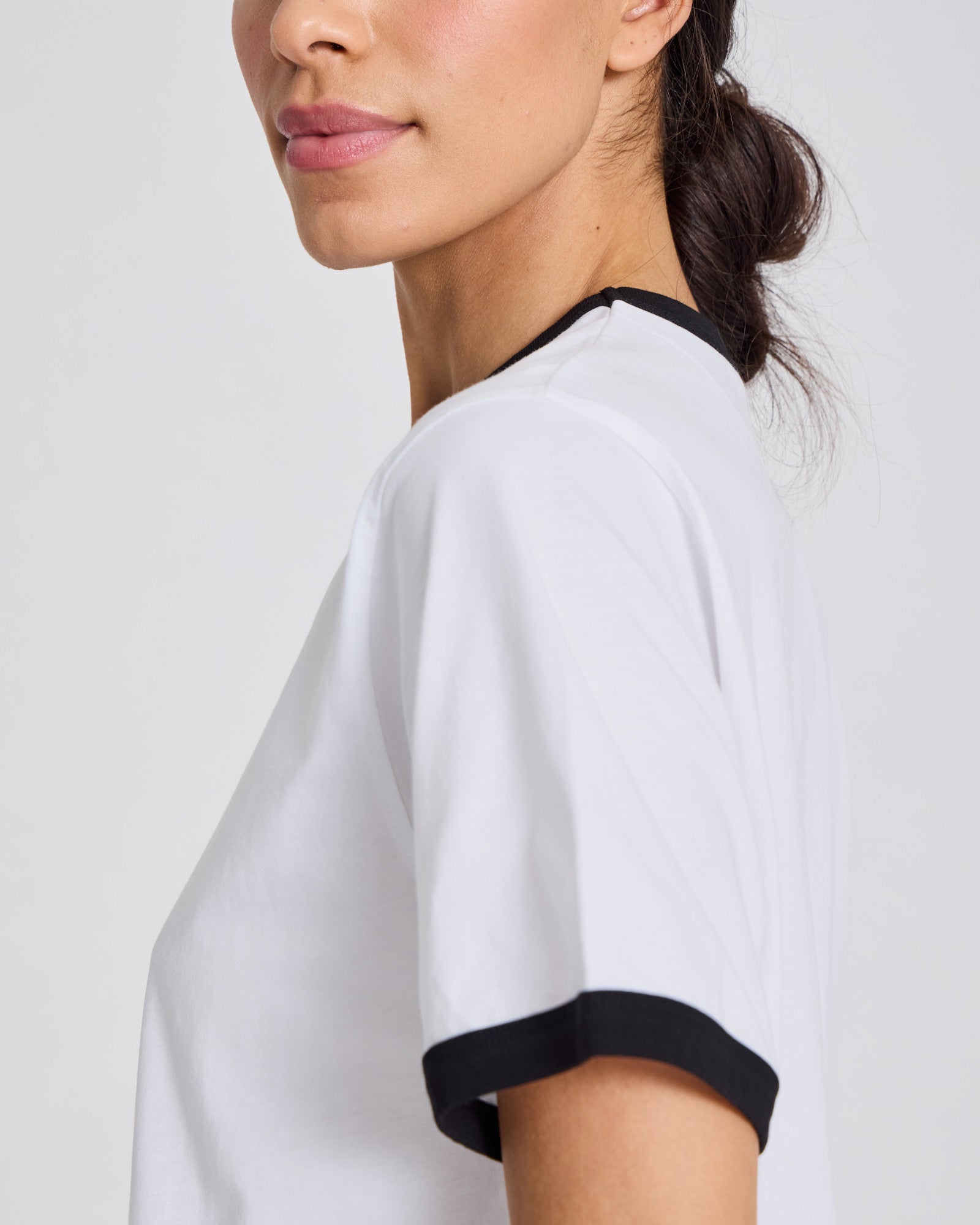 GAI+LISVA Sandy S/S Cotton Single Jersey Tee GOTS Top 100 White