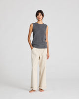 GAI+LISVA Sofie Knit Tank GOTS 243975 Knit 605 Dark Grey