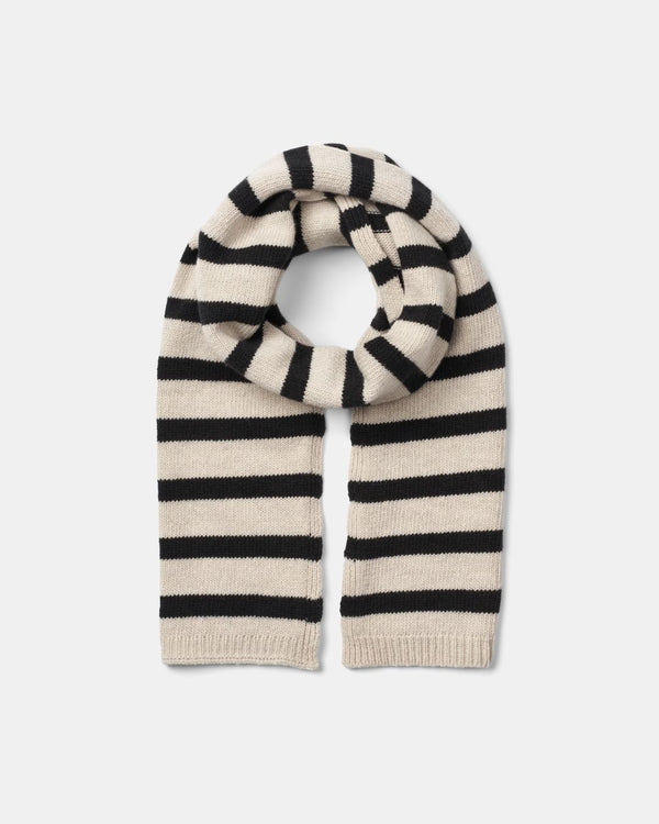 GAI+LISVA Tanja Lambswool Scarf GOTS 243975 Knit 650 Black